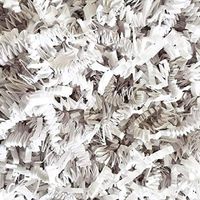 Black Cat Avenue 2 LB White Crinkle Cut Paper Shred Filler for Gift Wrap and Basket Filler