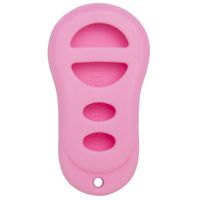 Keyless2Go New Silicone Cover Protective Case for Remote Key fobs with FCC GQ43VT9T GQ43VT17T - Pink