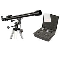Celestron 21043 60mm Equatorial PowerSeeker Telescope + Celestron PowerSeeker Accessory Kit