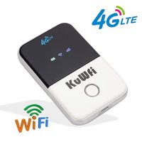 4G Pocket WiFi Router LTE Wireless Unlocked Travel Partner Modem with SIM Card Slot Support LTE FDD B1/B3/B5 Work with AT&T and U.S. Cellular 4G