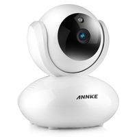 ANNKE HD 1080p Wireless Pan/Tilt IP Camera with 2-Way Audio and Motion Detection White