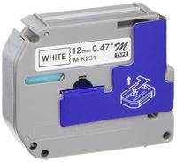 M-231 1/2in X 26ft Black/White Nonlaminated for Pt-85 85w 100 110