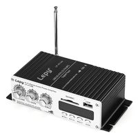 Robolife Bluetooth Amplifier 2-channel HiFi Stereo Audio Support SD USB FM with Remote Control, without Power Cord