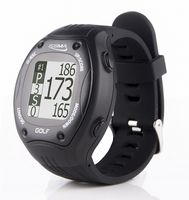 POSMA GT1Plus Golf Trainer GPS Golf Watch Range Finder, Preloaded Europe, America, Asia Golf Courses no Subscription, Black, Courses incl. US, Canada, Europe, Asia, Australia, New Zealand etc.