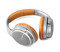 DECALIFE V8S Active Noise Canceling Good Music Quality Bluetooth Headphones Ergonomic Comfortable Soft Adjustable Headband Turnable Foldable Rotatable Soundproof Ear Cup ANC Wireless Headsets (Silver)