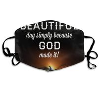 Today is A Beautiful Day Dust Mask,Washable and Reusable Cleaning Gardening Outdoor Activities Warm Windproof Mask