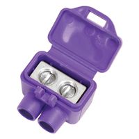 King Innovation 95035 AlumiConn wire connector, 100 pk, Purple
