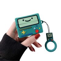 UR Sunshine AirPods Pro Case, Super Cute Stylish Smiling Face Game Player Shape AirPods Case, Soft Silicone Cover Earphone Protection Skin for AirPods Pro/3 +Ring Lanyard