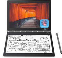 2019 Newest Lenovo Yoga Book C930 10.8" Dual-Display QHD 2560 x 1600 IPS & FHD 1920 x 1080 E Ink Mobius Touchscreen Light Weight Active Pen Intel Core i5-7Y54 Up to 3.2GHz 4G RAM 128G M2 SSD Grey