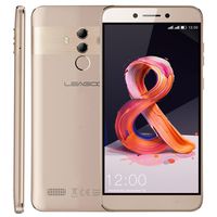 Carrier Cell Phones T8S, 4GB+32GB, Dual Back Cameras, Face ID & Fingerprint Identification, 5.5 inch Android 8.1 MTK6750T Octa Core up to 1.5GHz, Network: 4G, Dual SIM(Gold) (Color : Gold)