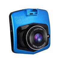 Grewtech GA10 Car Dash Camera DVR Dashboard Cam Vehicle Video Recorder - 2.4 Inch Full HD 1080P H.264, Wide Angle, Night Vision, G-Sensor, Crash Detection, Parking Monitor, 32GB Memory (Blue)