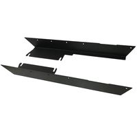 Paramount Restyling 51-0039 Black Jeep Wrangler TJ Rocker Guard