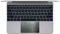 BingoBuy 5 pieces Trackpad Touchpad Area Decorative Cover Skin Protector Sticker for 12" Apple Macbook with Retina Display A1534 (black carbon fiber)