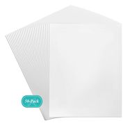 50 11x14 UNCUT mat matboard White Color