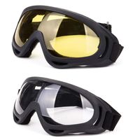 DODOING Ski Goggles, 2-Pack Snowboard Goggles with UV 400 Protection Windproof and Dustproof for Skate Motorcycle Bicycle Glasses for Kids, Boys & Girls, Youth, Men & Women