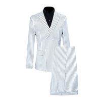 BBT-Shop Men's Suit & Pant 2-Piece Blazer Set Jacket Stripe Coats Sweater Sweatshirt Blouse Bomber Long Sleeve Autumn Winter Coat Outwear Button Hoodie Trench Overcoat Top Business Praty Tailcoat