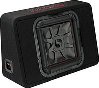 Kicker 46TL7T124 TL7T 12" (30cm) Solo-Baric Subwoofer in Thin Profile Enclosure, 4-Ohm, 600 Watt