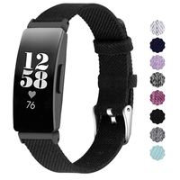 NANW Compatible with Fitbit Inspire HR/Inspire Bands Large Small, Woven Fabric Accessories Strap Wristband Women Men for Inspire & Inspire HR Smartwatch