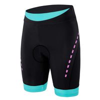 beroy Women Compression Shorts with Padding,Cycling Shorts for Ridding(L Blue)