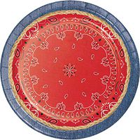 Bandanarama Paper Plates, 24 ct