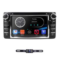 hizpo Universal Car DVD Player for Toyota Camry Corolla RAV4 4Runner Hilux Tundra Celica Auris Radio 2 Din 6.2 Inch in Dash GPS Sat Navigation