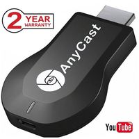 Anycast WiFi Display Dongle Receiver 1080P HDMI TV Stick Miracast Media Streamer for Phone Screen Mirroring to TV Support Miracast & Airplay & DLNA (A2)