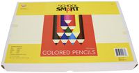 School Smart Colored Pencils - 7 inches - Pack of 250-10 Assorted Colors