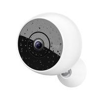 Logitech Circle 2 Wi-Fi Home Security Indoor/Outdoor 1080p Camera Wire-Free White - - Renewed