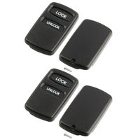 Key Fob Keyless Entry Remote Shell Case & Pad fits Mitsubishi 2002-2006 Eclipse / 2002-2007 Lancer / 2000-2004 Montero Sport / 2003-2006 Outlander, Set of 2