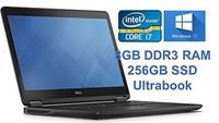 Dell Latitude E7440 Flagship Ultrabook PC, 14" Full HD Intel Core i7-4600U 2.1GHz, 8GB DDR3 RAM 256GB SSD Webcam Windows 10 Professional (Renewed)