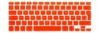 HRH Danish Language Silicone Keyboard Cover Skin for MacBook Air 13,MacBook Pro 13/15/17 (with or w/Out Retina Display, 2015 or Older Version)&Older iMac EU Layout Keyboard Protector-Orange