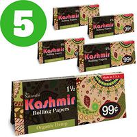 Kashmir Rolling Papers 100% Organic Hemp 1-1/2 Made in The USA (5)