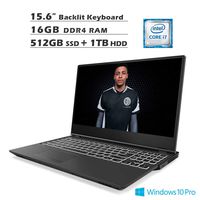 2020 NexiGo Upgraded Legion Y540 15.6 Inch 144Hz FHD 1080P Gaming Laptop| Intel 6-Core i7-9750H up to 4.5GHz| GTX 1660 Ti 6GB| 16GB DDR4 RAM| 512GB SSD (Boot) + 1TB HDD| Backlit KB| Win 10 Pro