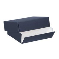 Lineco Black 11x17 Museum Storage Box Removable Lid and Drop Front Design. Archival Acid Free with Metal Edge. Protect Longevity, Store Photos, Documents, Cards, Magazines, Prints, DIY.