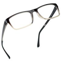 LifeArt Blue Light Blocking Computer Reading Glasses with Transparent Lens for Women/Men No Magnification