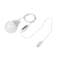 Linght 5V 7W USB Lights LED Bulb with10 Class Dimmable Switch- for for Camping, Hiking, Fishing, Backpacking and Other Outdoor Activities,Emergency Lights