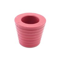 DGQ Patio Umbrella Cone Umbrella Wedge Plug Fits 1.5" Umbrella for Patio Table Hole Opening 2.5 Inch (Red)