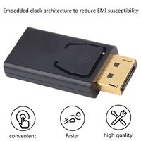 Display Port Display Port DP Male to HDMI Female Converter Cable Adapter Video Audio Connector for HDTV PC