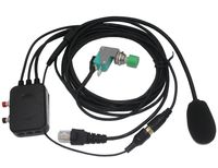 SUNDELY Hands-Free Microphone in Car for Kenwood Radio TM-261 TM-471 TK-768G TK-8100 6-pin