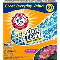Arm & Hammer Laundry Detergent Plus OxiClean, Tropical Burst, 6.16 Lbs