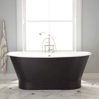 Signature Hardware 426201 Kateryn 67" Bateau Cast Iron Skirted Tub