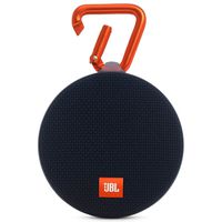 JBL Clip 2 Waterproof Portable Rechargeable Bluetooth Wireless Speaker with Mic, Black (Non-Retail Packaging)