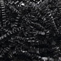 2 Pound Crinkle Cut Paper Shred - Black