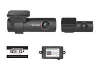 Blackvue DR900S-2CH with Power Magic Pro Hardwire Kit 2-Channel (Front & Rear) Camera with Built-in GPS| 4K Dashcam | 256GB SD Card & Gilded USB Lighter Plug