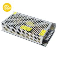 inShareplus 24V DC Universal Regulated Switching Power Supply, 5A 120W, 100-240V AC to DC 24 Volt LED Driver, Converter, Transformer for LED Strip Light