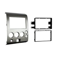 Metra 95-7406 Double DIN Installation Dash Kit for 2004-2007 Nissan Titan and 2004-2005 Nissan Armada -Silver