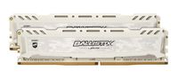 Crucial Ballistix Sport LT 3200 MHz DDR4 DRAM Desktop Gaming Memory Kit 32GB (16GBx2) CL16 BLS2K16G4D32AESC (White)