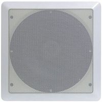 6.5" Ceiling Wall Mount Speakers - Pair of 2-Way Midbass Woofer Speaker 1/2'' Polymer Dome Tweeter Flush Design w/ 70Hz - 20kHz Frequency Response & 200 Watts Peak Easy Installation - Pyle PDIC65SQ