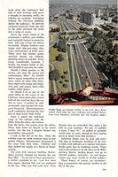 Print Ad 1960 Traffic leaps an avenue leading to the New Maas River tunnel