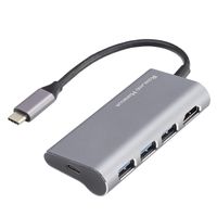 USB C Hub, Type C Hub, 5-in-1 USB C Adapter with 4K USB C to HDMI, Power Delivery Charging Port, 3 USB 3.0 Ports, for MacBook Pro 2016/2017/2018, ChromeBook, XPS, and More